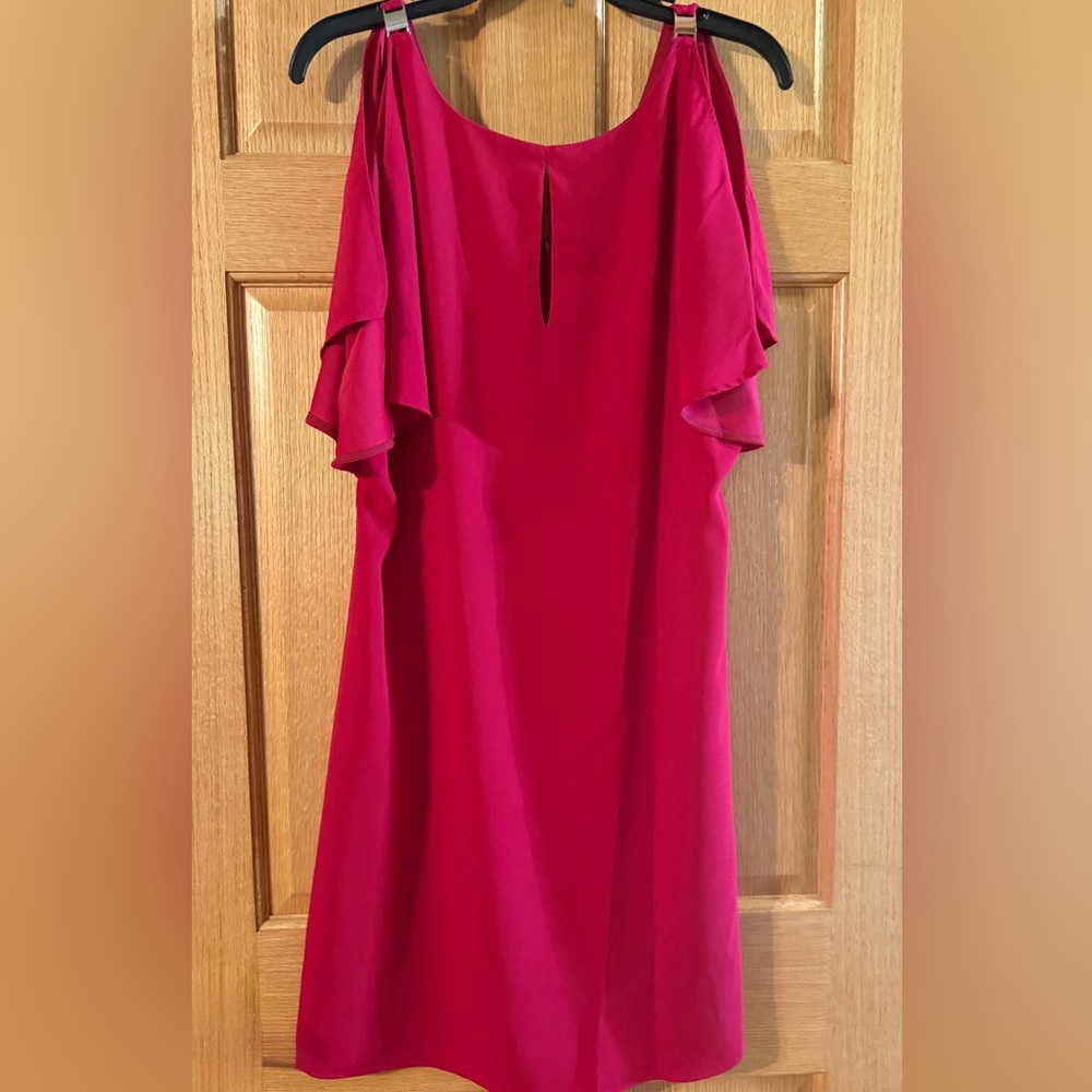 White House Black Market Vibrant Red Dress
